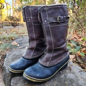 Sorel Women's Brown and Black Winter Boots